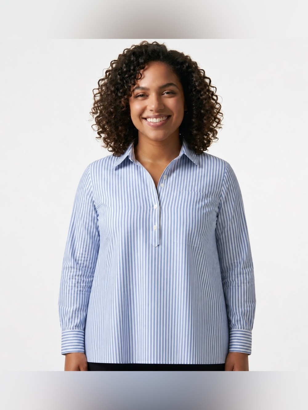 Talbots cotton blend shirt